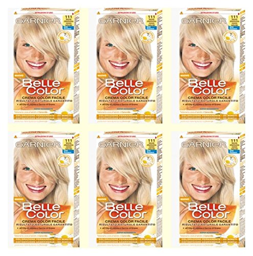 6 x Belle Color CR.COL.Blond Lightest Ash 111