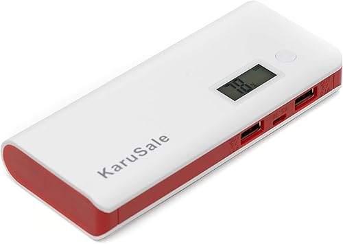 Batería externa USB dual de 50000 mAh, cargador portátil LCD LED universal compatible con iPhone y para todos los demás modelos de teléfonos