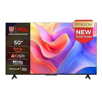 TCL 50PF650K 50-inch 4K Ultra HD HDR TV Smart LED Fire TV