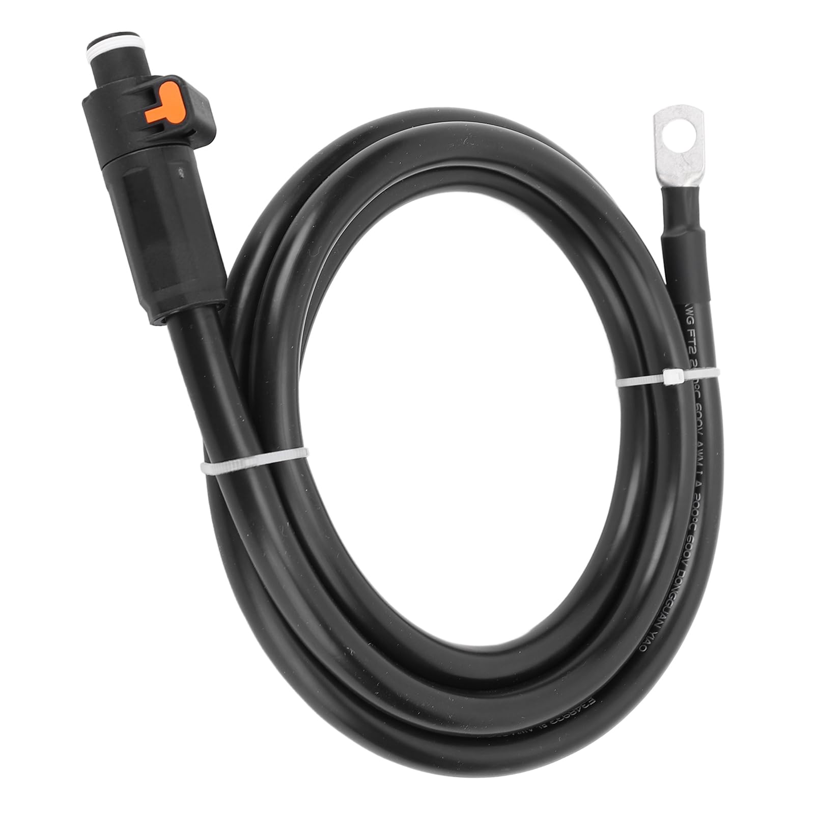 Silikonowy Kabel Zasilający o Wysokiej Przewodności 4AWG, Zapewniający Stabilny Rozruch Samochodu i Wiele Metod łączenia, Odpowiedni do Pojazdów, łodzi, Motocykli, Ciągników (2 m)