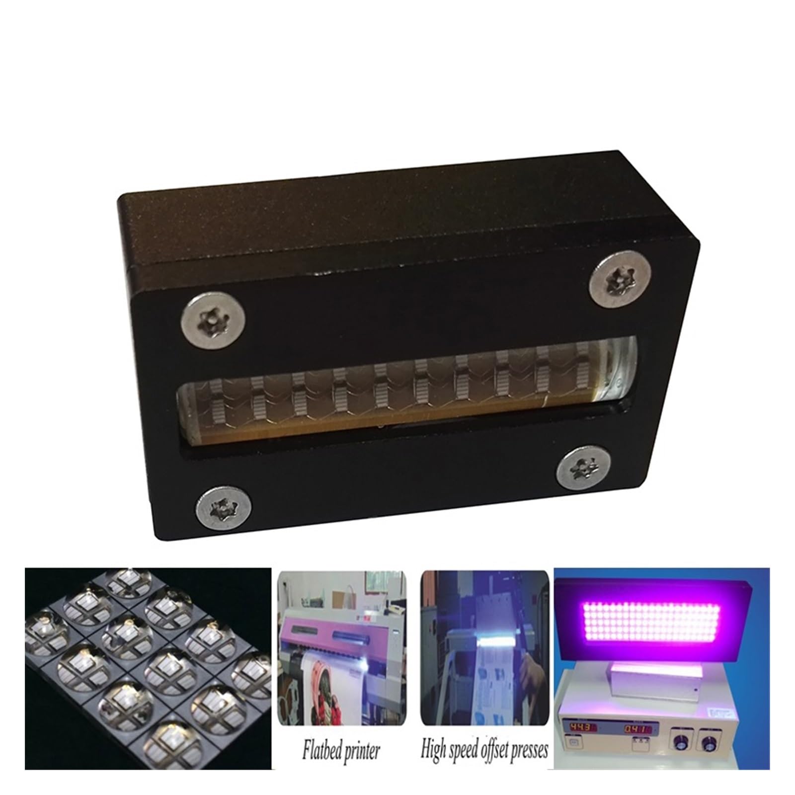 Lampa utwardzająca UV, 1 szt. 80w moduł głowicy drukarki Led Uv 395nm do Dx5 maszyna sitodruku, płaska drukarka uv, utwardzanie klejem
