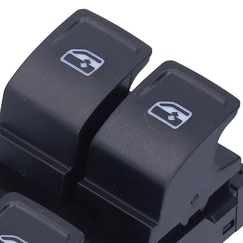 Miniatura 6 de Aramox Interruptor de elevalunas eléctrico, interruptor de control maestro de elevalunas eléctrico, 5G0 959 857 D 5G0959857 apto para Atlas Cross