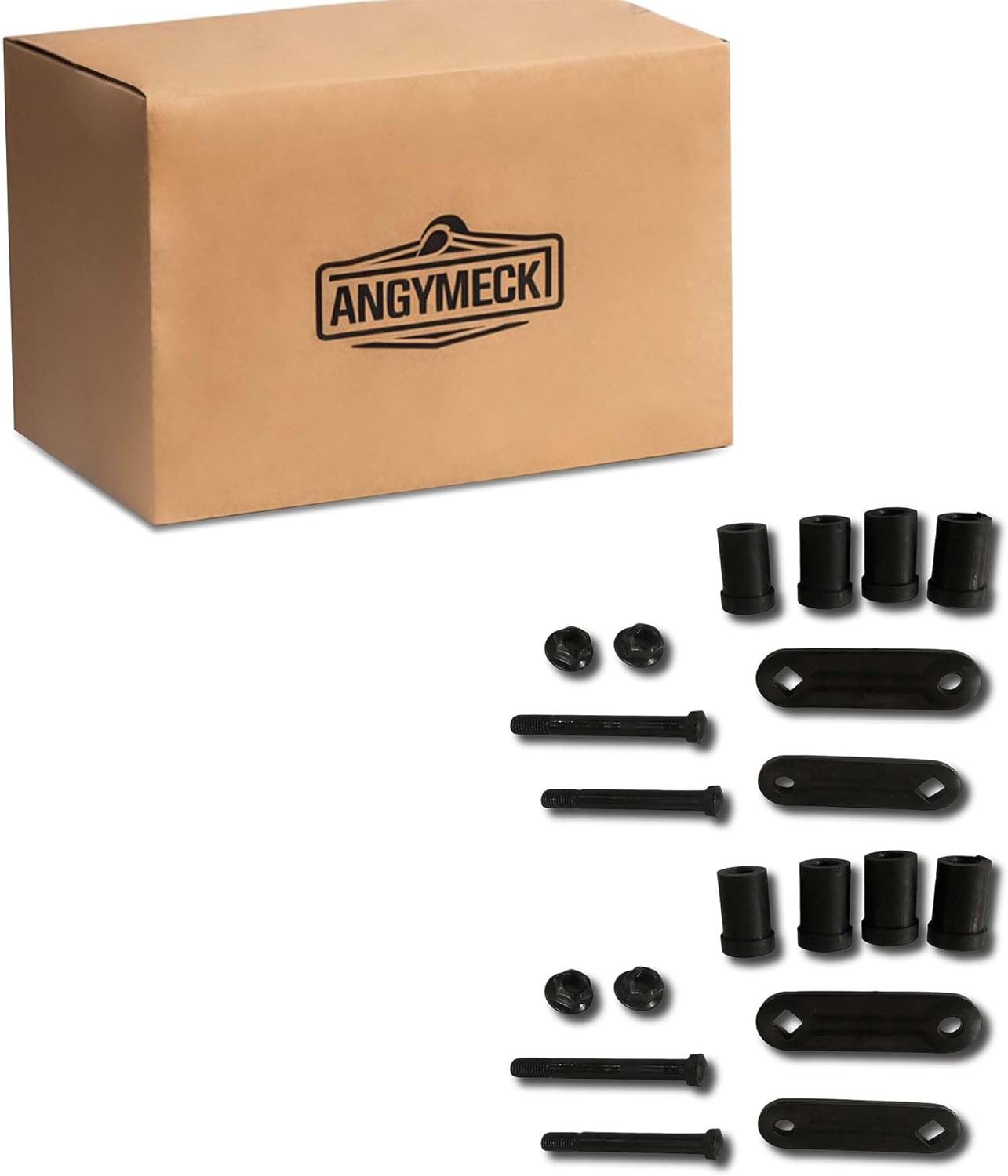 2PCS Front Leaf Spring Shackle Kit for 1973-1987 Chevy/GMC K10 K20 K30 Series Trucks, Heavy Duty Suspension Shackle Set, Replaces 6272088