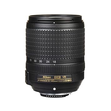Nikon AF-S DX Nikkor 18-140mm F/3.5-5.6 G ED VR Zoom Lens for Nikon DSLR Camera