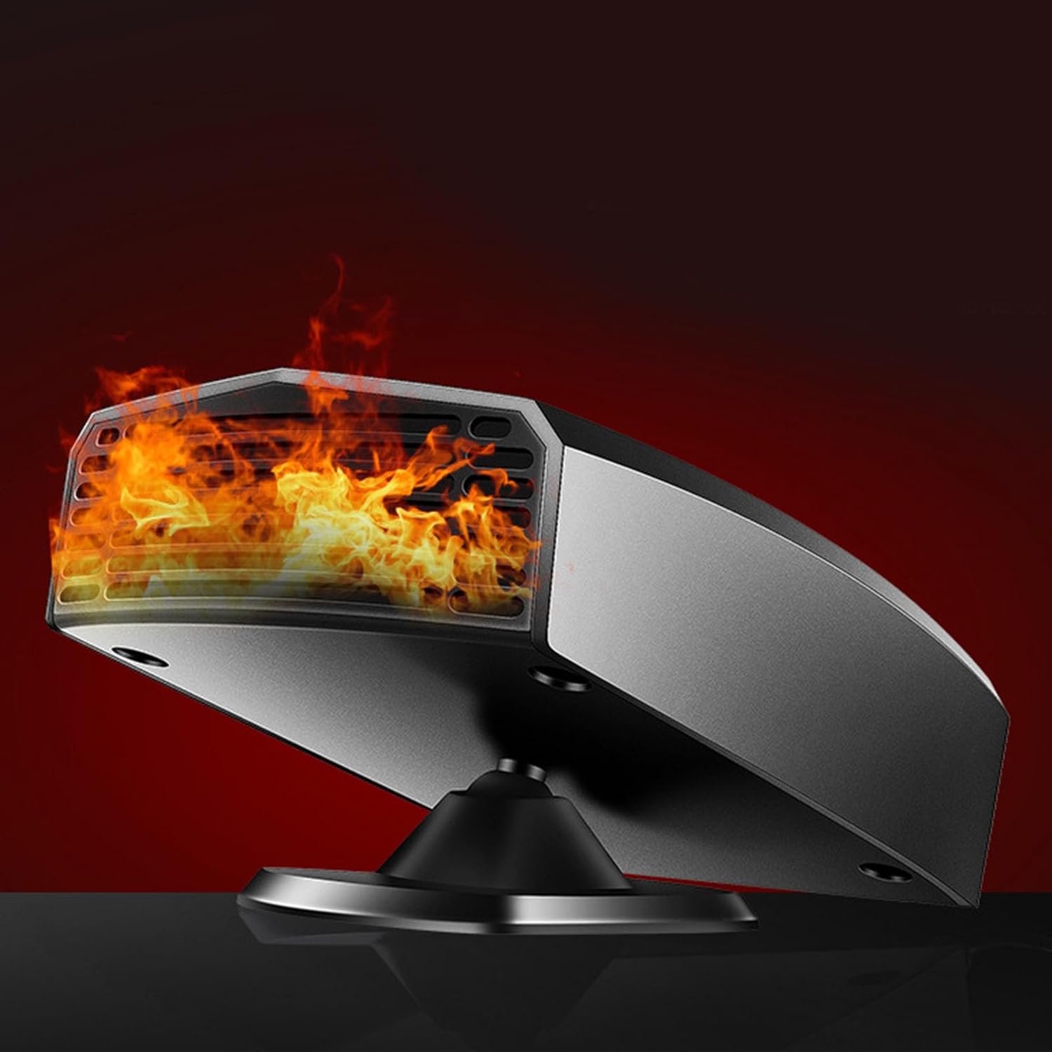 Battery Operated Space Heater ABS USB Battery Powered with LED Night Light Defogging Heater for Series