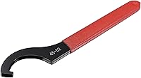Vista 11 de uxcell Llave inglesa de gancho C portabrocas para tuerca redonda de 0.866-1.024 in, con mango antideslizante rojo