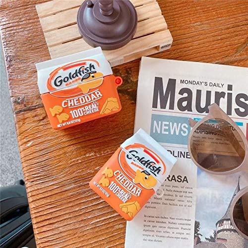 Suublg Cute Case For Airpods 2Nd/1St Generation 2019/2016, 3D Chocolate Snack Drink Skin Design Silicone Case Protective Shockproof Covers With Keychain For Airpods Earbuds #TOP4