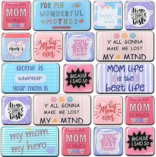 36 Pcs Mother's Day Refrigerator Magnets, Cute Magnet Gift Sets for Women Great Gifts Refrigerator Magnets Cool Fridge Magnets Sayings Magnets for Moms Wife Funny Birthday Present (Mother)