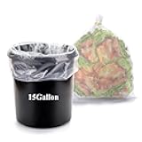 Yopay 20 Pack 15 Gallon Bucket Liner Bags for Marinating and Brining, 5.5 Mil Extra Large Thick Plastic Drum Liners Food Storage Bags, 19
