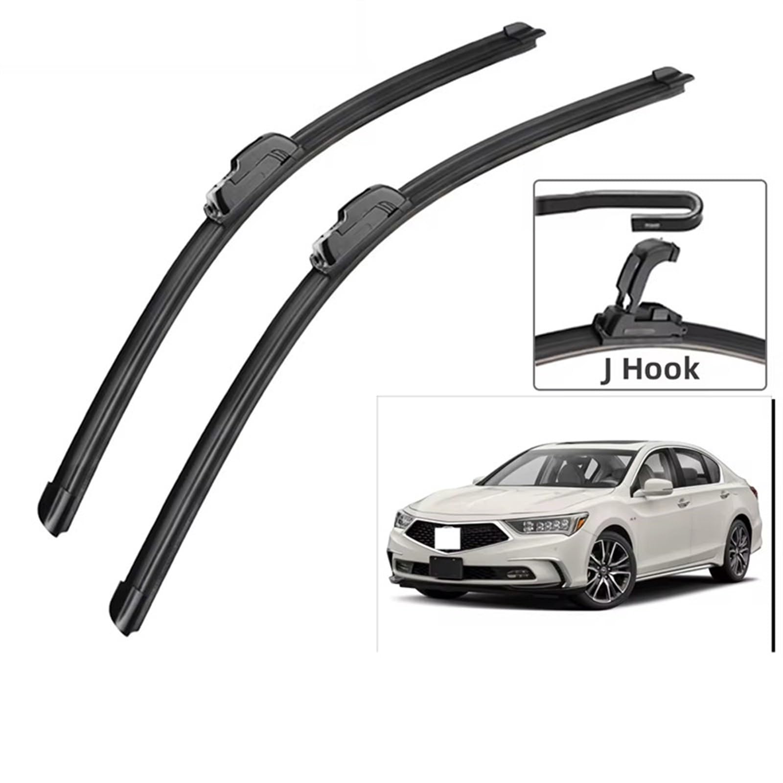 Spazzola Tergicristallo Compatibile con Acura per RLX 2014 2015 2016 2017 Accessori per Auto Spazzole Tergicristallo Anteriori Tergicristalli Ganci per Tipo U J 26"+20"