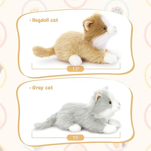 Vista 14 de MaoGoLan - Animal de peluche de dragón, juego de 7 piezas, mamá dragón con 4 dragones bebés y 2 huevos, para niñas, niños y bebés, regalo