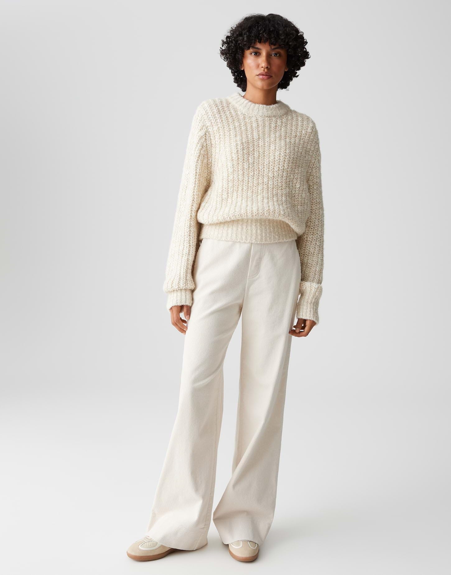 OPUS Damen Wide Leg Pants | MILENI Cargo Wide Leg Jogpants aus Cord