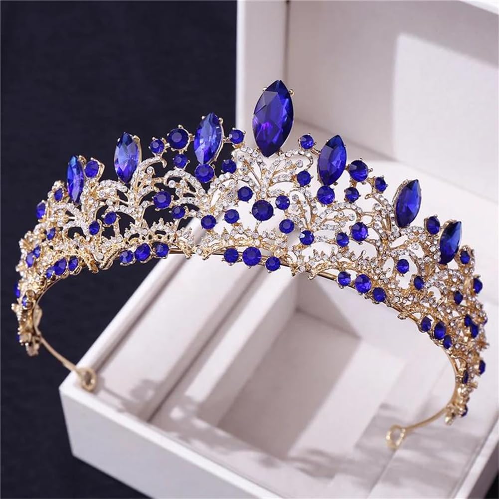 LNNSHX Frauen Strass Tiaras und Kronen Prom Diadem Braut Kopfschmuck Braut Hochzeit Krone Haarschmuck