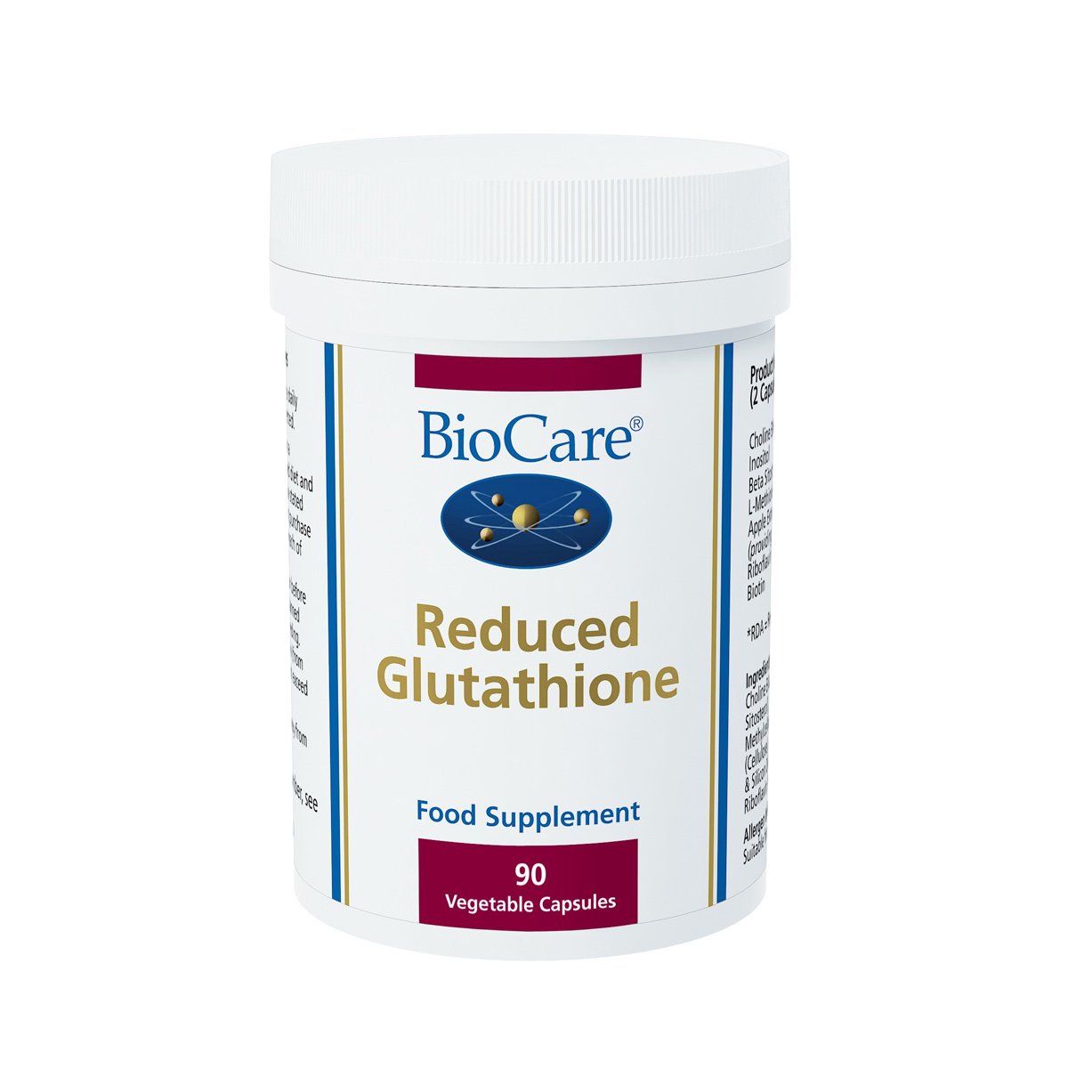 glutathione biocare Reduced Glutathione 90 Capsules