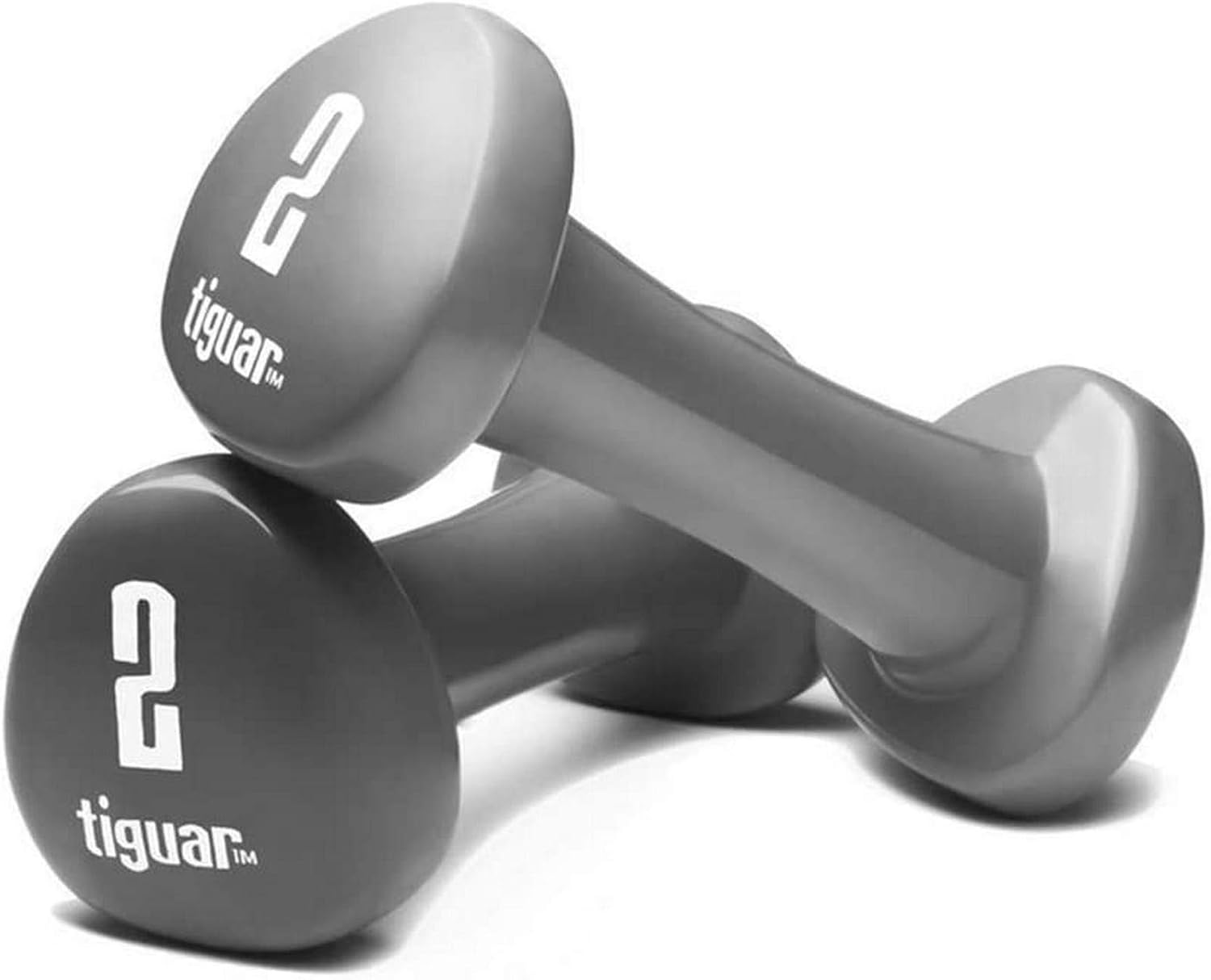 Nonslip Comfortable Dumbbells 3 4 6 8 Kg Glossy Vinyl Hand Weights