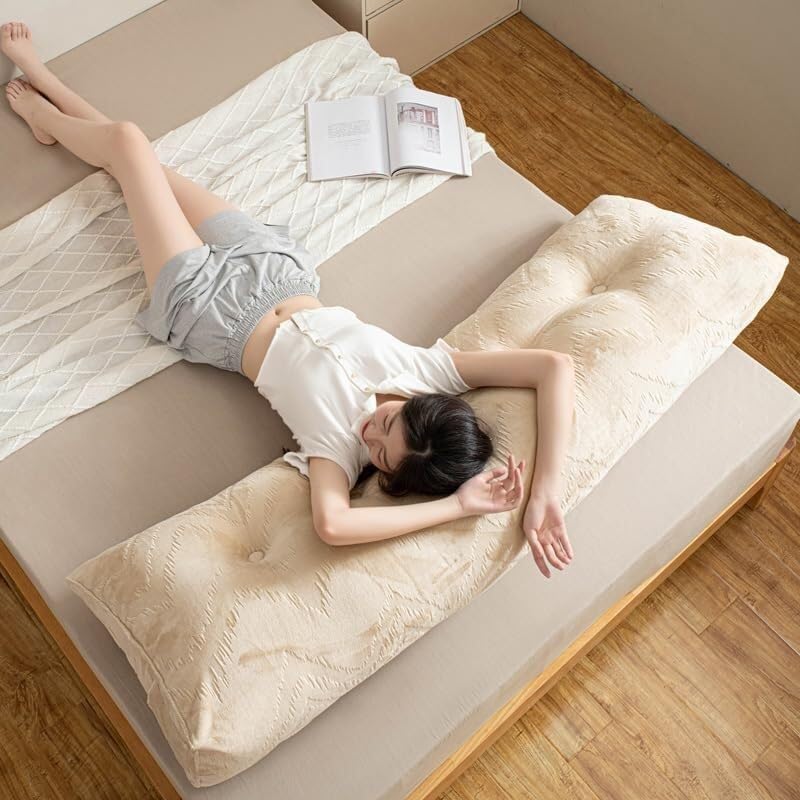 Amazon.com: Queen Pillow Headboard Pillow Fleece Wedge Headboard