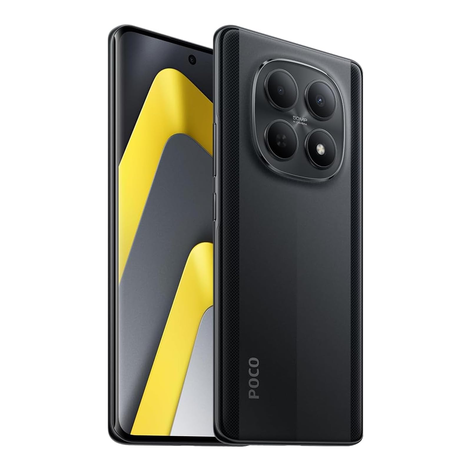 XIAOMI POCO M8 5G - Smartphone de 8+256GB, Pantalla de 6,77" 120Hz Flow AMOLED, Snapdragon 6 Gen 3, cámara Dual de 50MP IA, Carga Turbo de 45W, Cargador no Incluido, Negro