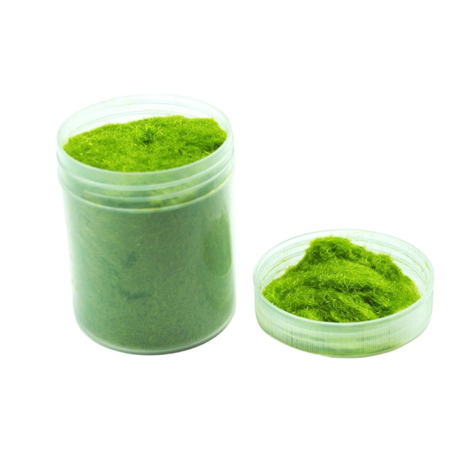 45 G Artificial Grass Powder DIY Model Grass Flock Realistic Artificial Lichen Powder for Wargamers, Hobbyists, Sand Tables, Dioramas Light Green 3MM-image-31