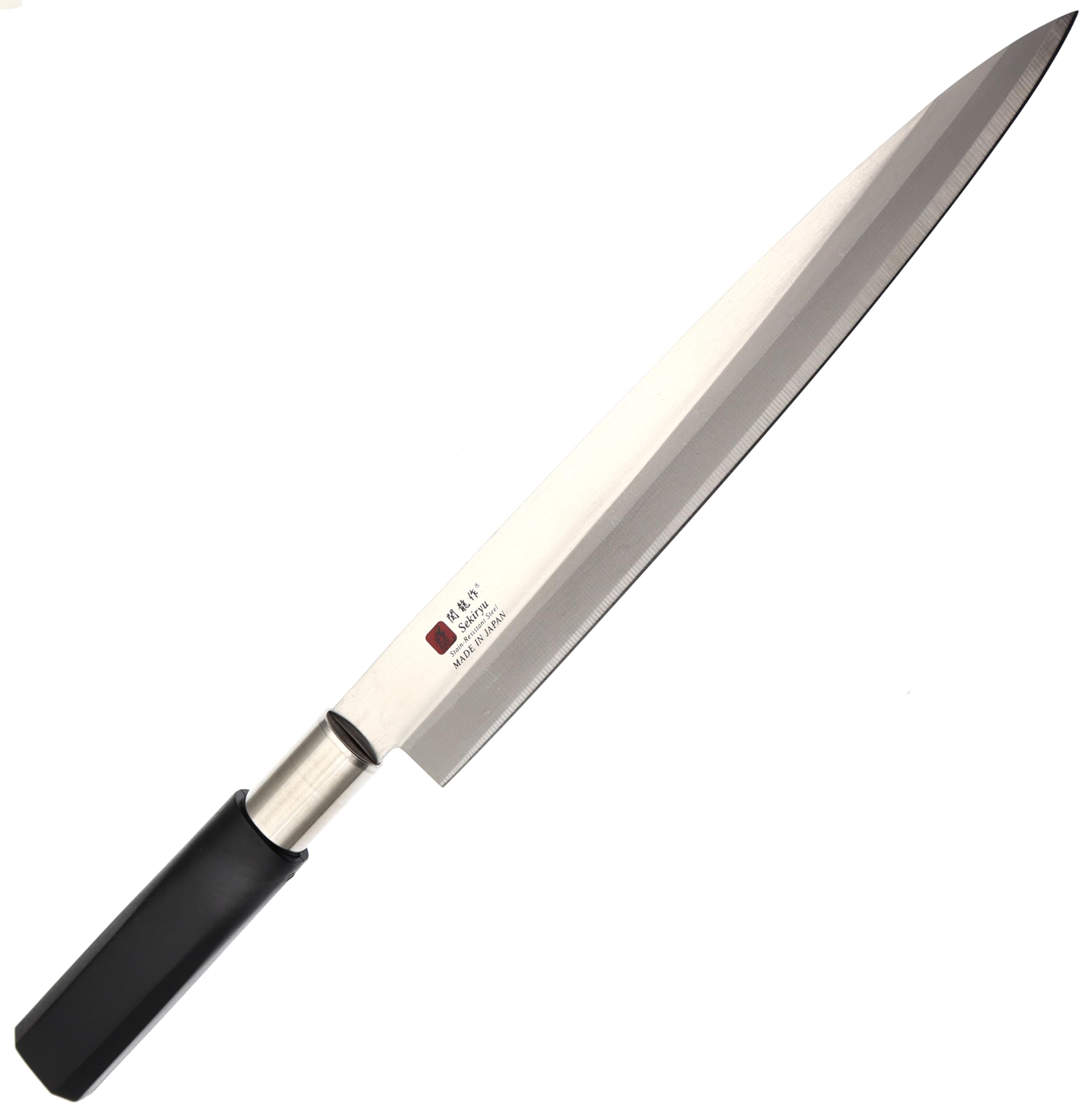 COCKTAIL7 Couteau Japonais Sashimi Yanagiba Lame 210 mm, Couteaux de Cuisine Special Poisson Fabriqué au Japon