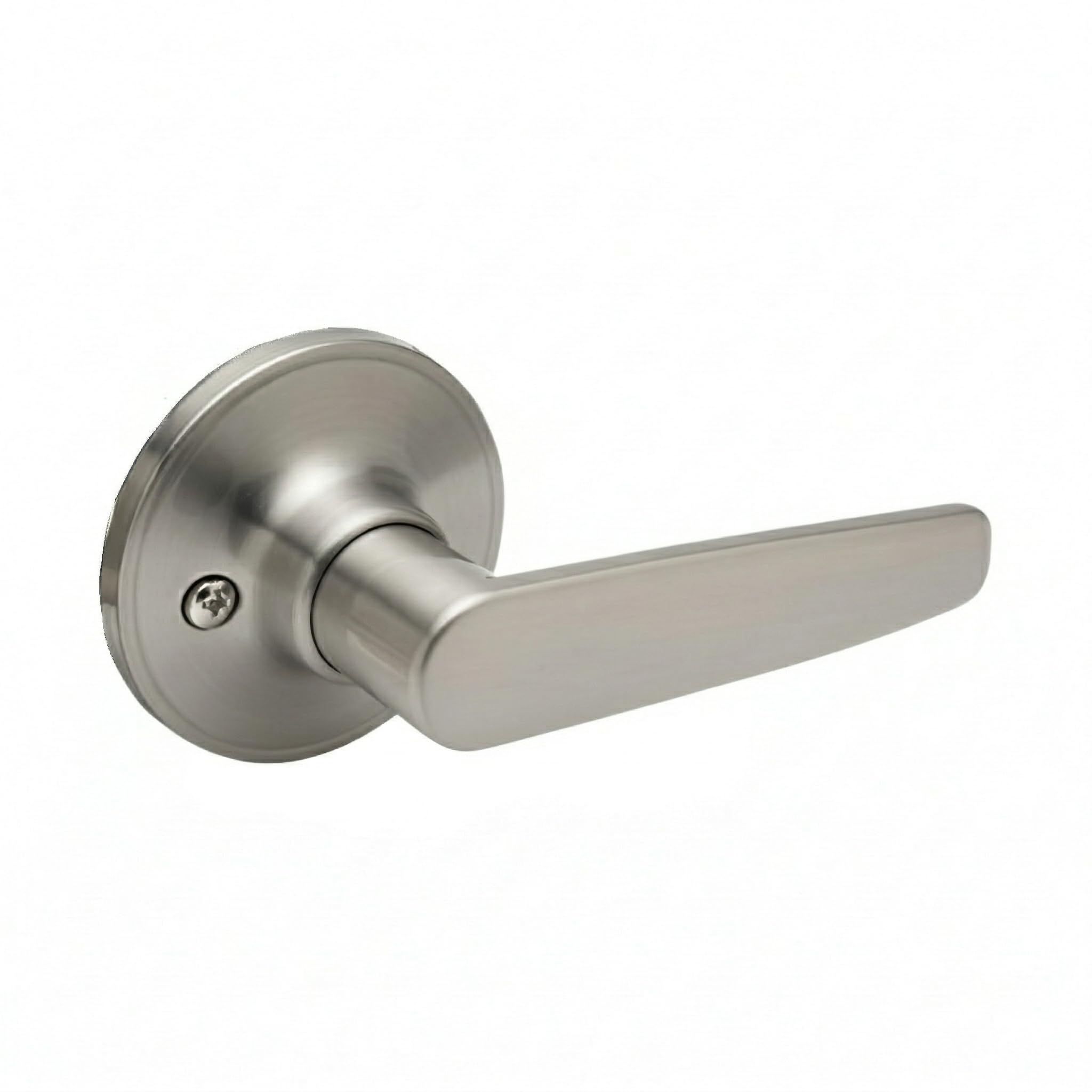 Satin Stainless Steel Door Lever - Privacy & Security -11