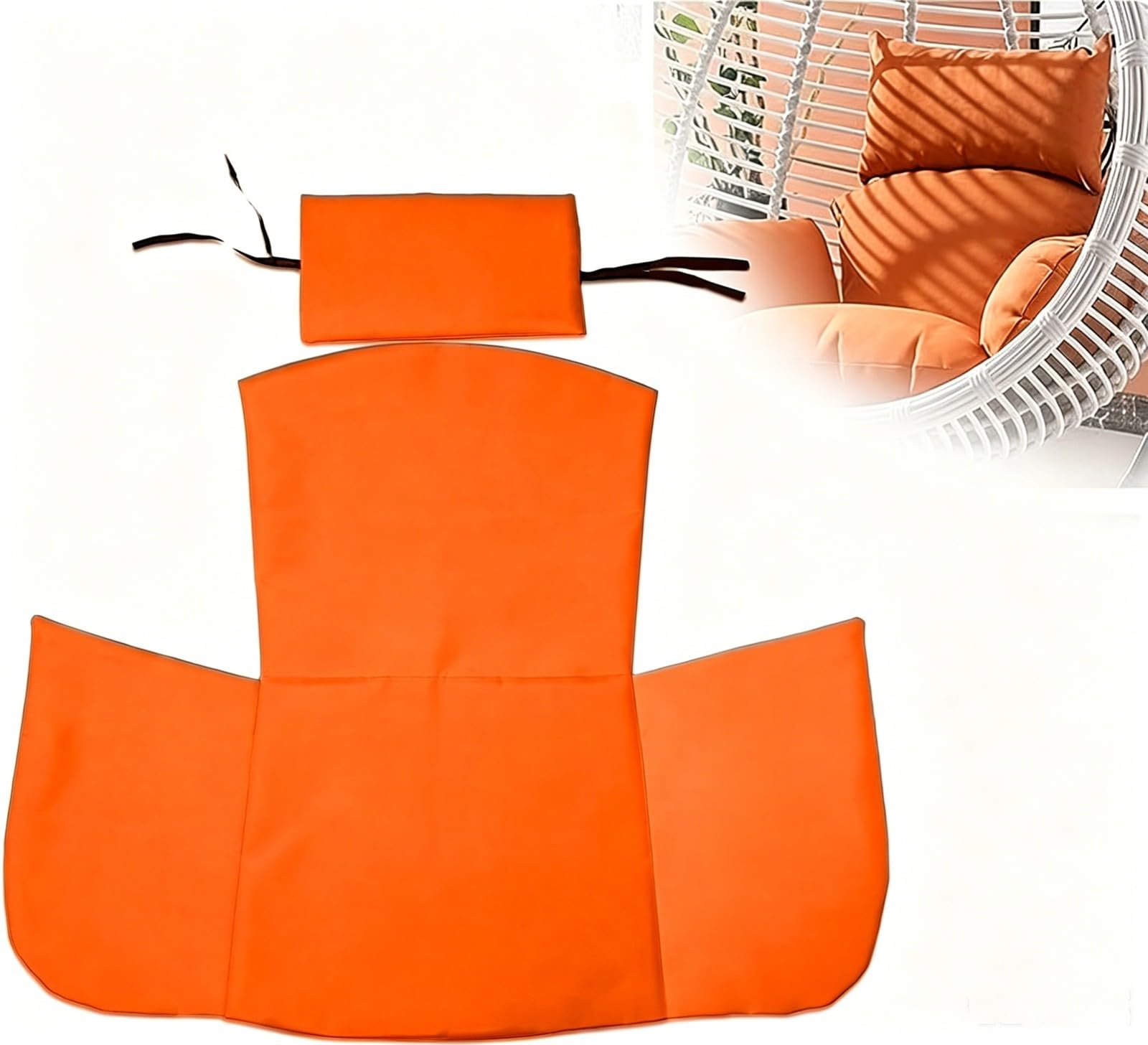 Housse de coussin pour fauteuil œuf suspendu idéale pour terrasse et jardin