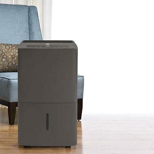 Miniatura 4 de GE Deshumidificador portátil de 50 pinta para habitación grande con humidistato y bomba integrada para baño, dormitorio, sótano y espacios húmedos