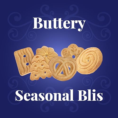 Miniatura 5 de Galletas de árbol de Navidad, hermoso diseño de árbol de Navidad, deliciosas galletas de sabor a mantequilla surtido, ideales para regalar o