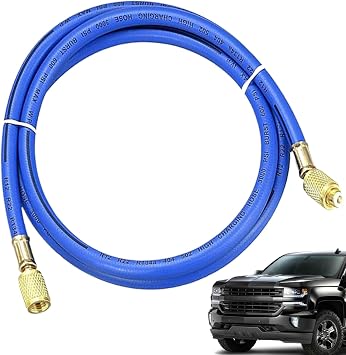 Refrigerant Hose - Air Conditioner Fill Hose, Refrigerant Fill - Leak Free for R134A and R22 Systems, Durable and Versatile, Ideal for Car Air Conditioning and Home Systems
