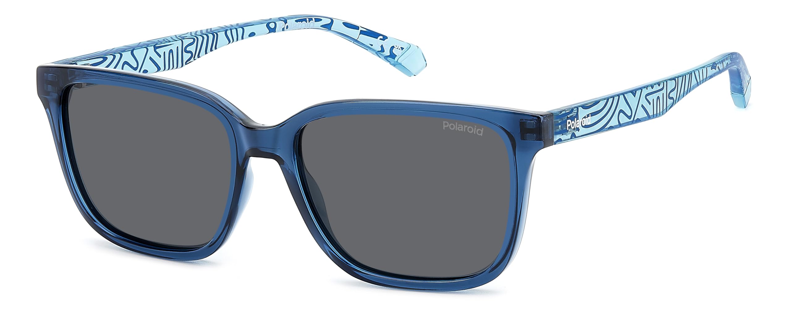 POLAROID KIDS Okulary unisex dla dzieci, Niebieski, 49/14/130