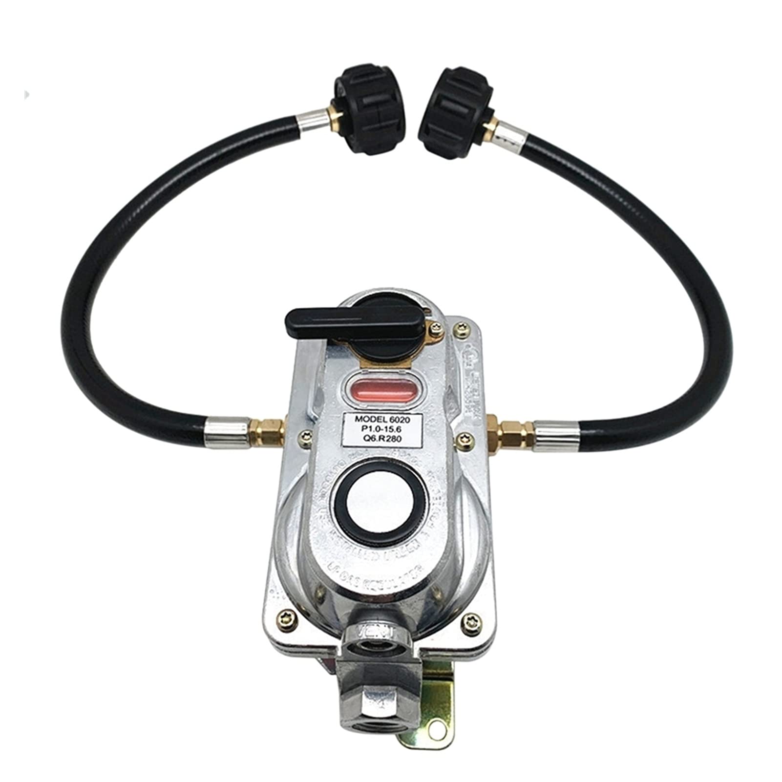 Rv Regulador de propano, cambio automático de 2 etapas Lp Regulador de gas propano de alta presión apto Compatible With Rv Camper de remolques