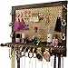 Wall Jewelry Organizer I Rustic Wall Mounted Jewelry Organizer I Wall Hanging Jewelry Organizers For Display Earring Necklace Bracelets Accessories I Best Gifts Ideas for Her (Wife, Girlfriend, Mom)