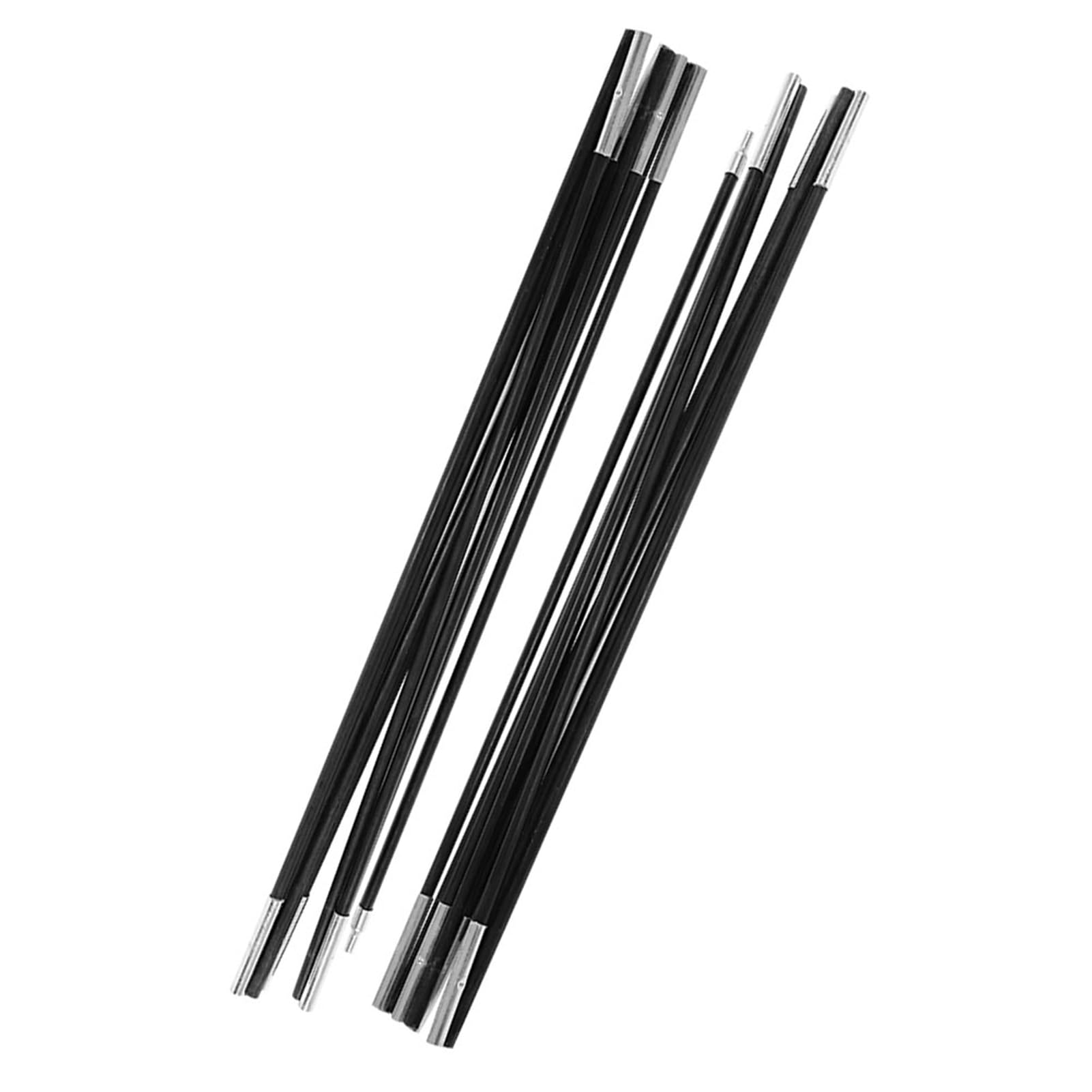 4.9M Tente Polonais Anti-Rouille Portable Pliable en Fiber De Verre Camping Tiges De Tente Remplacement pour 7-8 Personne Tente