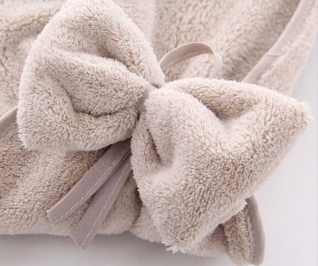 Bow Towels Hand Towels for Bath, Kitchen and Sport (Stone)