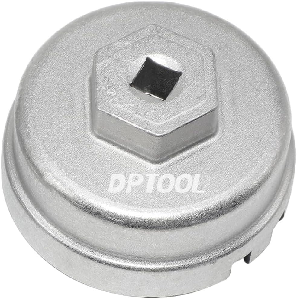 DPTOOL 64.5mm Oil Filter Cap Wrench (14-Groove 6-Slot)