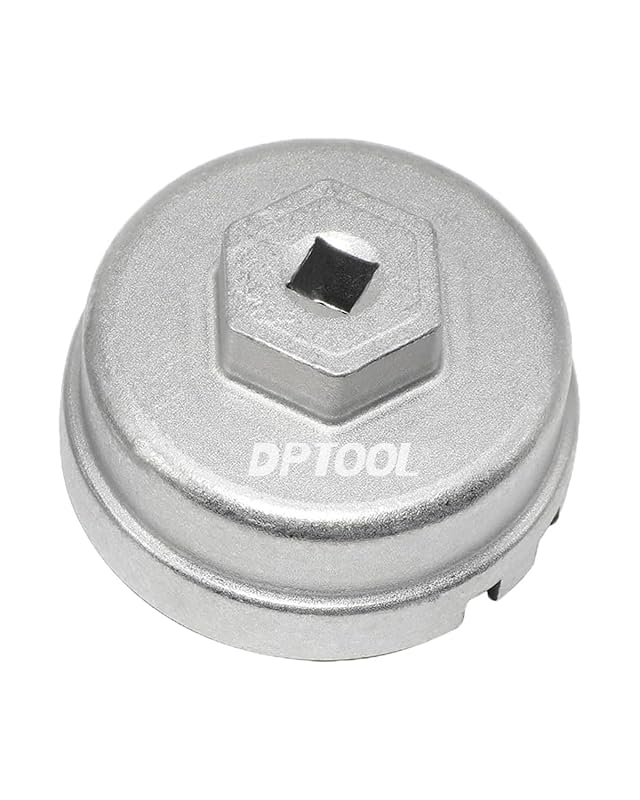 Chave tipo copo de 64,5 mm para filtro de óleo DPTOOL em aço cromo-molibdênio