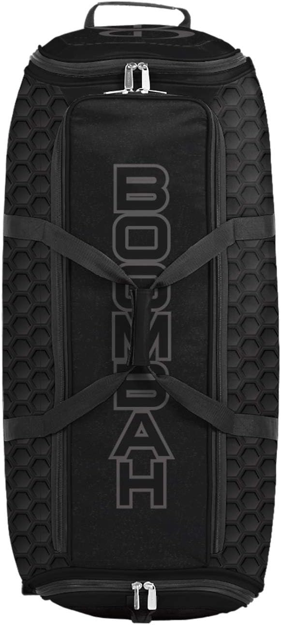Boombah Brute Rolling Bat Bag 2.0 3DHC - 35" x 15" x 12-1/2" - Multiple Color Options - Holds 4 Bats and Room for Gear - Wheeled Bag