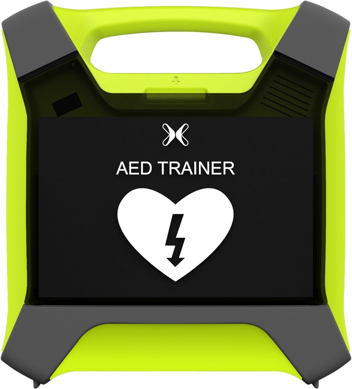 Desfibrilador de Entrenamiento o Trainer con Pantalla, Voz en Español Polaco Francés Inglés, Enseñanza de RCP, 10 Escenarios, Desfibrilador Formacion para Curso de SVB y DEA (XFT 120G)