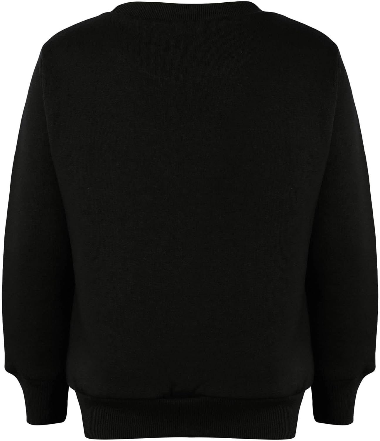 Girls Boys Plain Tracksuit Jumper Sweatshirt Set With Jogger Bottoms PE School Sports Set Children Age 2-13 Years