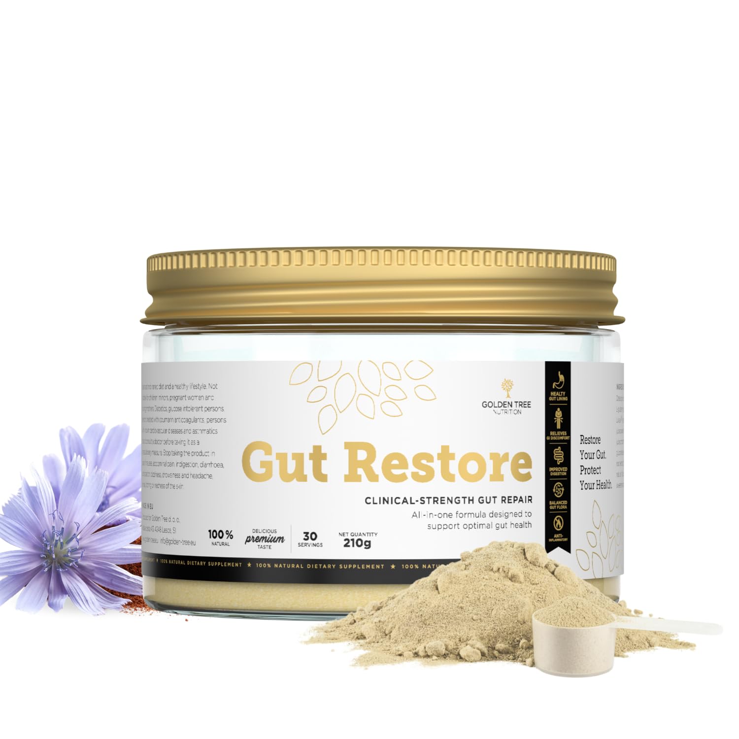 Golden Tree Gut Restore – Integratore Digestivo, 225 g