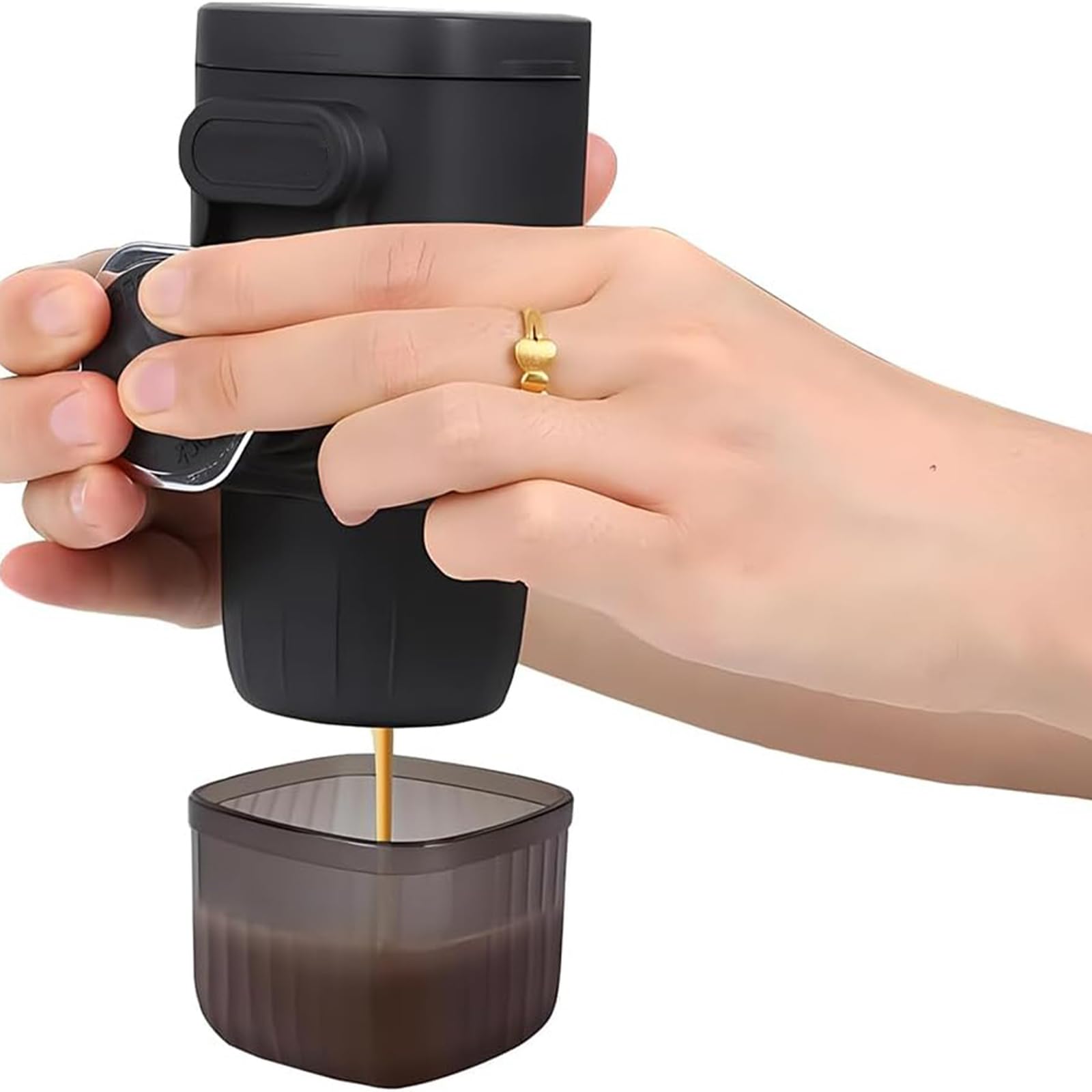 Bombas manuales de acero inoxidable para prensar café espressos para cápsulas de cerveza caseras al aire libre y prensa de café molido