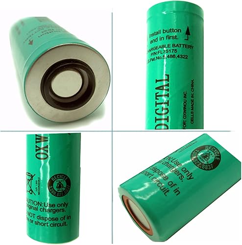 Miniatura 5 de XUNTU Batería de 3.6 V 1800 mAh 75175 compatible con Streamlight Stinger DS LED HP XT 75175 75375 75813 75810 PolyStinger Pelican M9 FL126 linterna