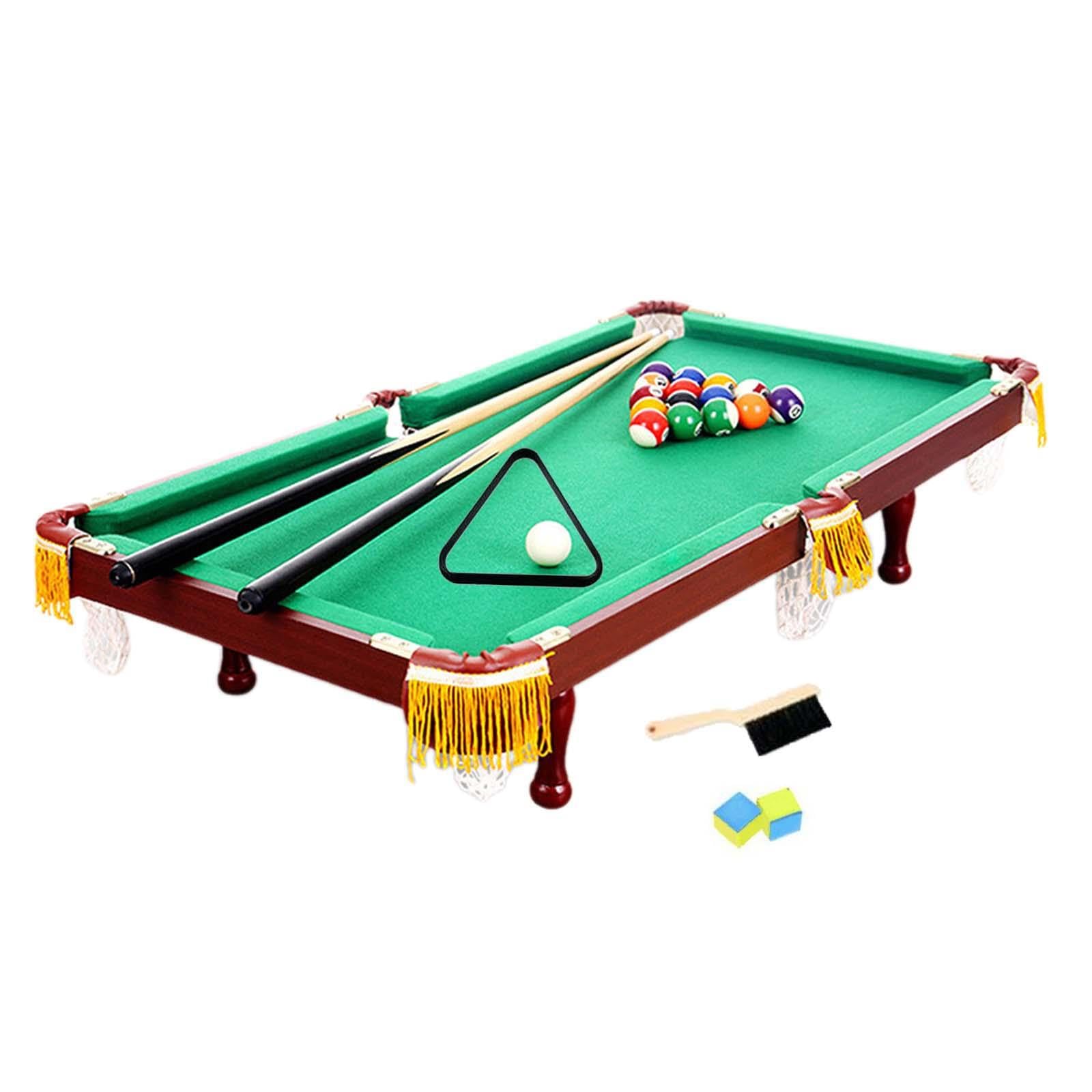 Mini Table de Billard de Voyage, idéale pour s'amuser en intérieur, pour Tous Les âges. Cadeau Parfait pour Les réunions de Famille et Entre Amis. Comprend : Boules