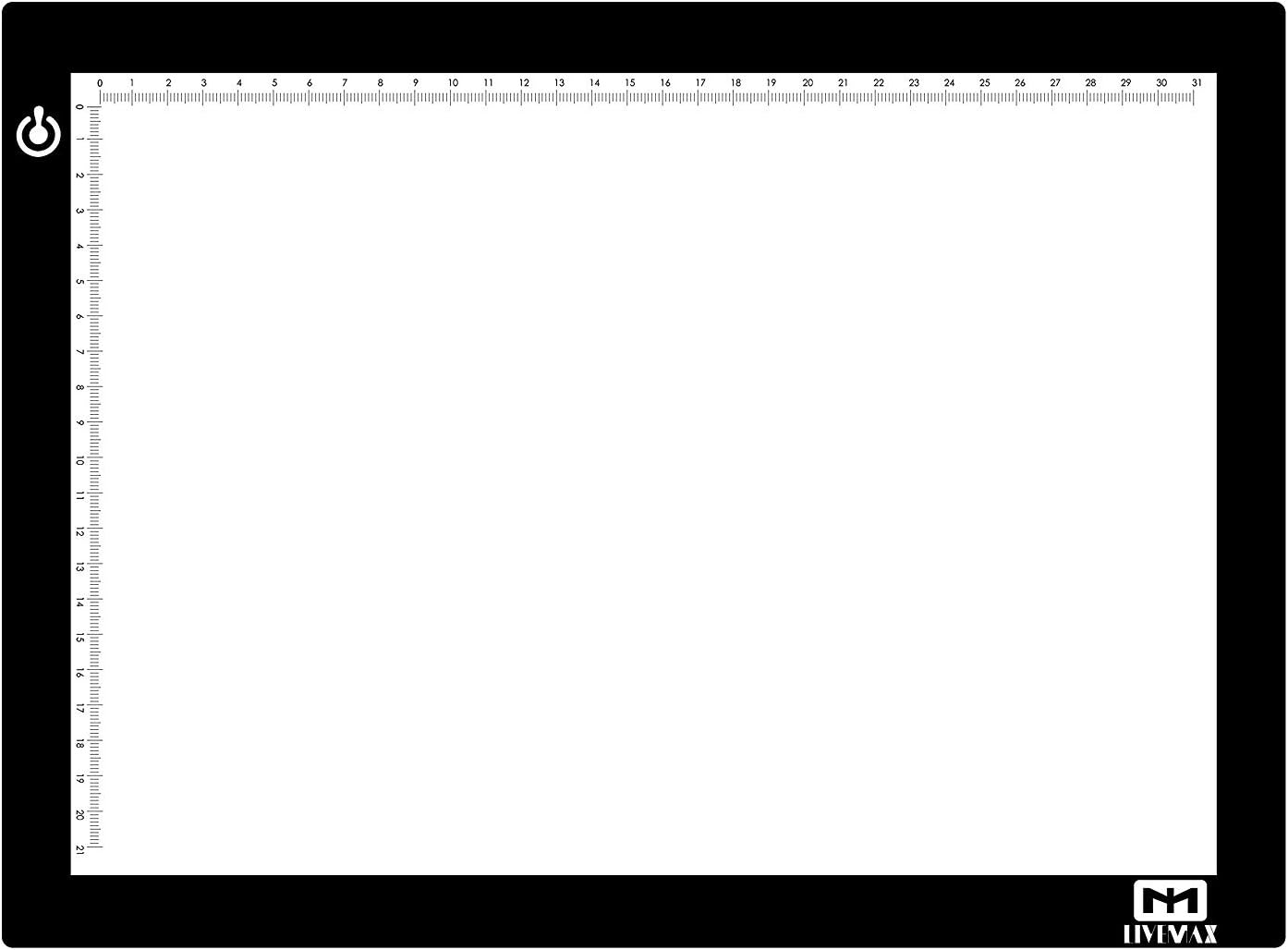 LED Light Box, A4S Tracing Light Box Ultra Thin USB Powered Artcraft Portable Light Board Tracer for Artists, Animation, Sketching, Drawing