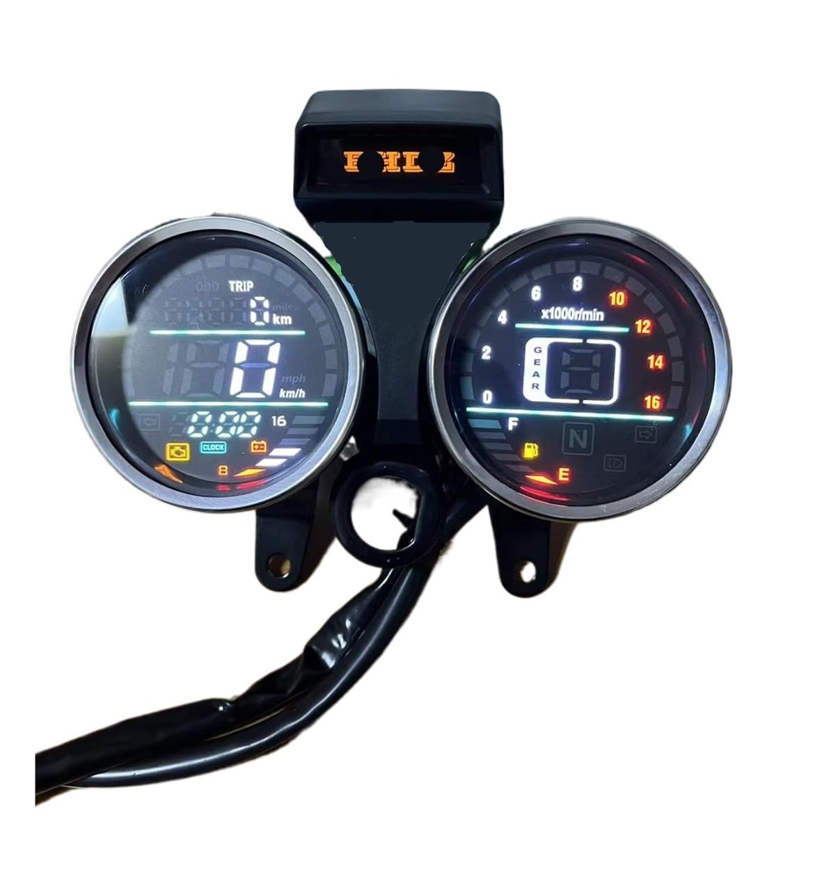 Contagiri contachilometri Calibro Per Moto Per GN 125 Gruppo Misuratore Digitale Tachimetro Digitale A LED Contachilometri Indicatore Di Marcia Strumento