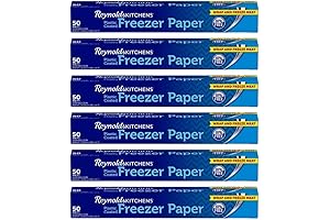 Freezer Paper - 50 Sq. Ft. Roll, White (Pack of 6)