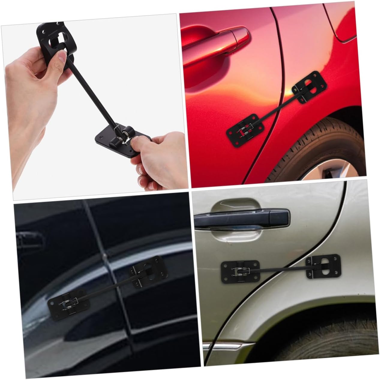 Trailer Hitch ，Car Tow Hook ，1PCS RV Door Latch Holders Sturdy Plastic for Camper and for Travel