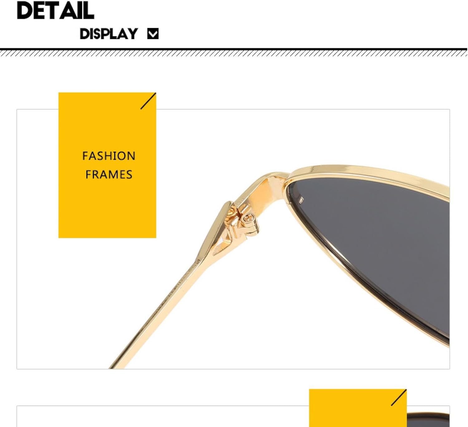 Sunglasses Fashion Luxury Female Metal Sunscreen Suneyeglass