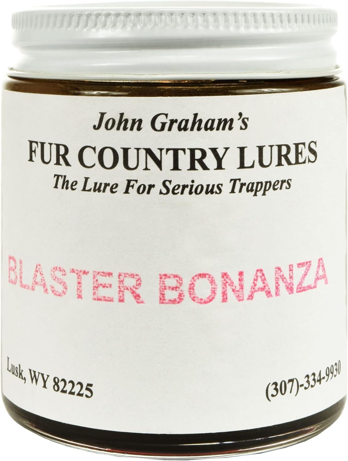 Blastor Bonanza - John Grahams Fur Country Lures - 4 Ounce Jar Trapping Supplies