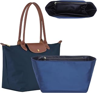 Nylon Purse Organizer Insert for Longchamp Le Pliage Large Tote Bags