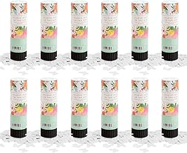 OH YEAH - 12 Units - Confetti Cannon White Butterflies 15 cm - White Butterfly Confetti - Wedding - Biodegradable Paper - Party - Events - Party Cannon 15 cm - Easy to Use